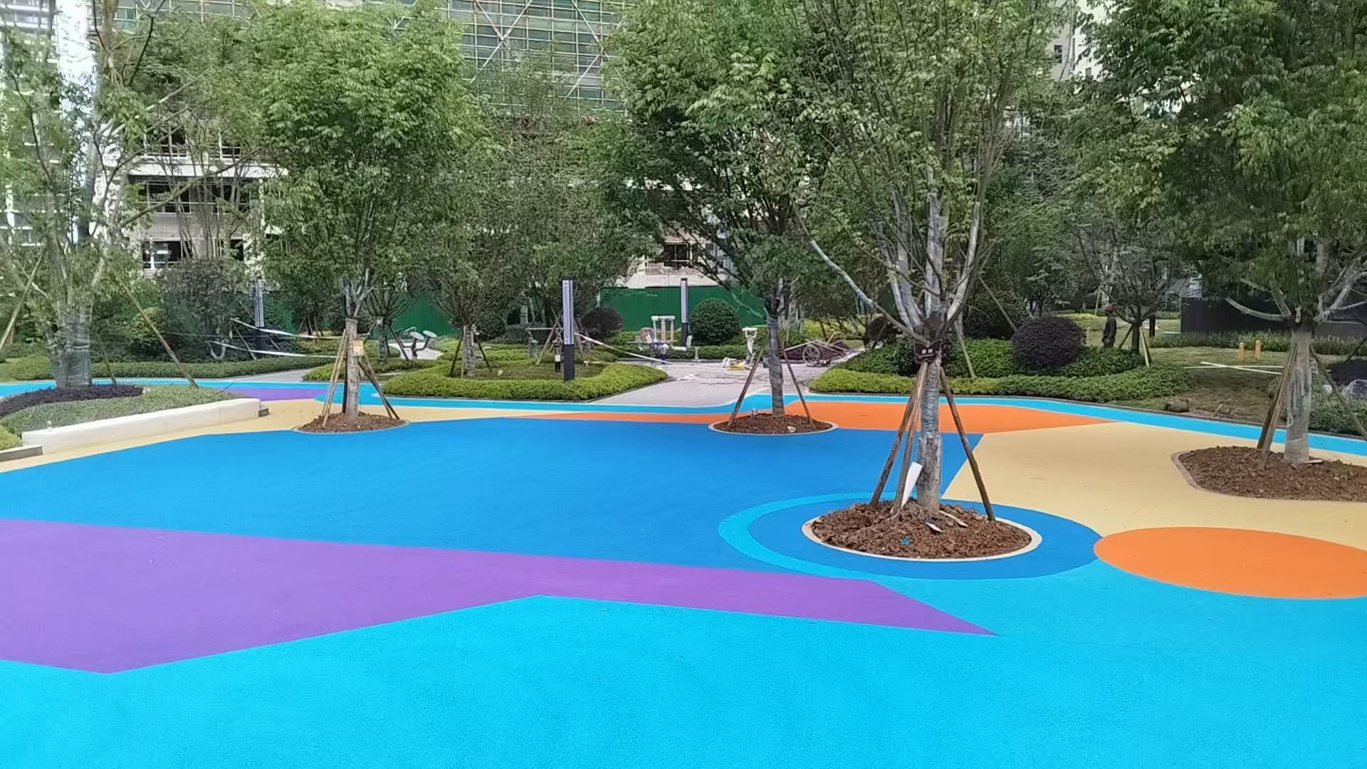 绍兴市塑胶颗粒足球场人造草坪 - 方案